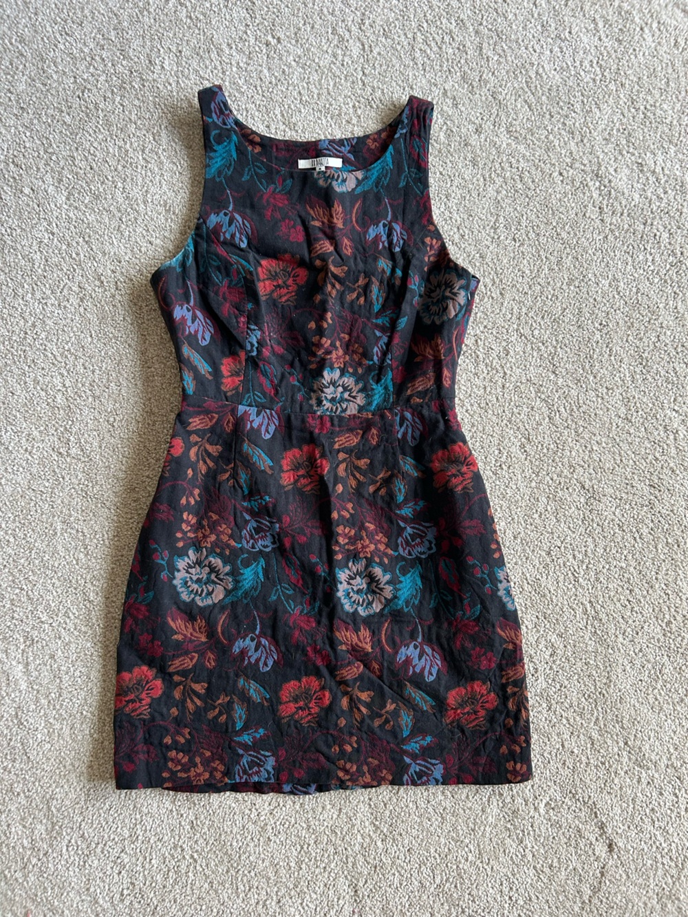 BB Dakota Jacquard Dress with Cutout